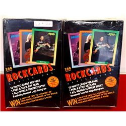 2 BOXES OF UNOPENED ROCKCARDS