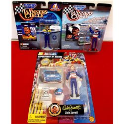 3 NASCAR FIGURES IN BOX