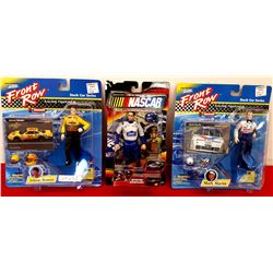 3 NASCAR FIGURES IN BOX