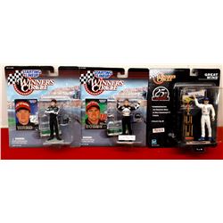3 NASCAR FIGURES IN BOX