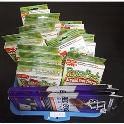 LOT OF BED BUG GLUE TRAPS