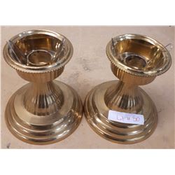 PAIR CANDLE HOLDERS