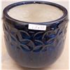 Image 1 : BLUE CERAMIC POT
