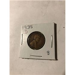 1935 D wheat penny
