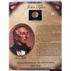 Image 1 : 2009 John Tyler dollar coin and stamp collection