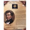 Image 1 : 2010 Franklin Pierce dollar coin and stamp collection