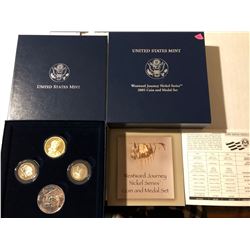 2005 coin and medal set United states mint westward journey nickel series