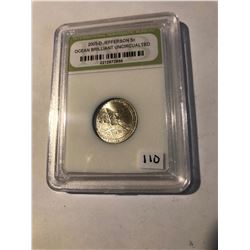 2005 D Jefferson OCEAN Nickel Certified Brilliant Uncirculated