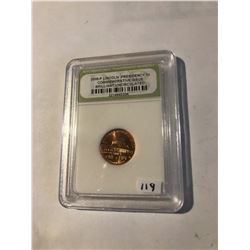 2009 P Lincoln Presidency Penny Certified Commem Issue BU