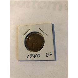 1940 Wheat Penny