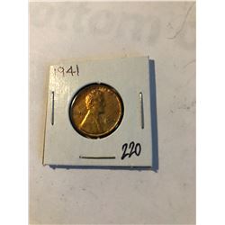1941 Wheat Penny