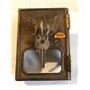 Image 1 : RARE 1892-1895 US Post Office Federal Eagle Yale Metal Box Door with Key in Excellent Condition