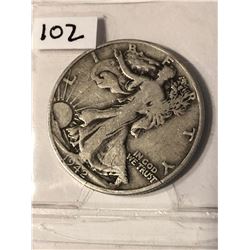 1942 D Walking Liberty Silver Half Dollar Nice Early US Coin