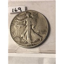 1942 D Walking Liberty Silver Half Dollar Nice Early US Coin
