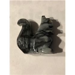 Beautiful SQUIRREL Handcarved out of Solid Gemstone SOAPSTONE from PERU 24.6 grams