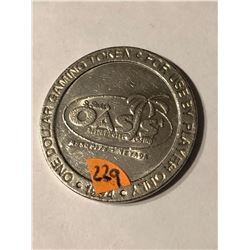1994 OASIS 1 Dollar Casino Coin Mesquite Nevada