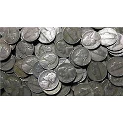 Bag of 5 Total Silver WWII US Nickels Assorted Dates-Mints