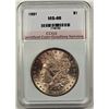 Image 1 : 1881 MORGAN SILVER DOLLAR CCGS