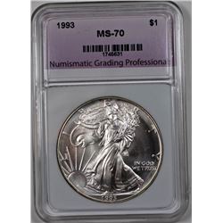 1993 AMERICAN SILVER EAGLE NGP