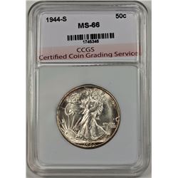 1944-S WALKING LIBERTY HALF DOLLAR