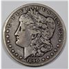Image 1 : 1890-CC MORGAN SILVER DOLLAR