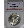 Image 1 : 1923-D PEACE DOLLAR CCGS GEM BU
