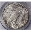 Image 3 : 1925-S PEACE DOLLAR PCGS MS63 SNOW WHITE!