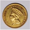 Image 1 : 1874 $3 GOLD AU RARE! VERY NICE!