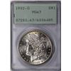 Image 1 : 1902-O MORGAN DOLLAR PCGS MS 63 RATTLER HOLDER