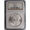 Image 1 : 1887 MORGAN SILVER DOLLAR NGC MS64