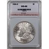 Image 1 : 1899-S MORGAN SILVER DOLLAR GEM BU+ CCGS