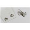 Image 1 : TRU KAY STAMPED HEART SHAPED EARINGS AND PIN SET