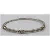 Image 4 : LOT OF 3 STERLING SILVER BANGLE BRACELETS