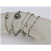 Image 1 : GROUP OF 5 STERLING SILVER BRACELETS