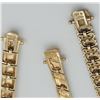 Image 2 : (3) GOLD TONED .925 BRACELETS WITH CLASP CLOSURES
