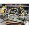 Image 3 : ACETALYNE TORCH SET & BRAZING ROD & CART W/ACETALYNE TANK