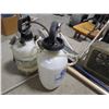 Image 2 : 2 SPRAY CANNISTERS, LOT OF SHOVELS, BROOMS, MIRROR & HEATER