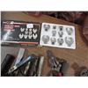 Image 2 : LOT OF SHOP TOOLS (10 PC 3/8 CROW FOOT, TIN SNIPS, BALL JOINT SPREADER, ETC)