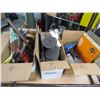 Image 1 : LOT OF TOOLS, ½" AIR IMPACT, CHAIN SAW, CHAIN, SANDING DISCS