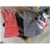 Image 2 : LOT OF DOOR KNOBS, WIRING, SAFETY GLASS, WELDING GLOVES, & HELMET, ETC