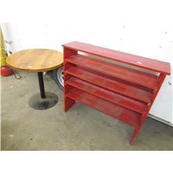 SHOP TABLE & SHELF