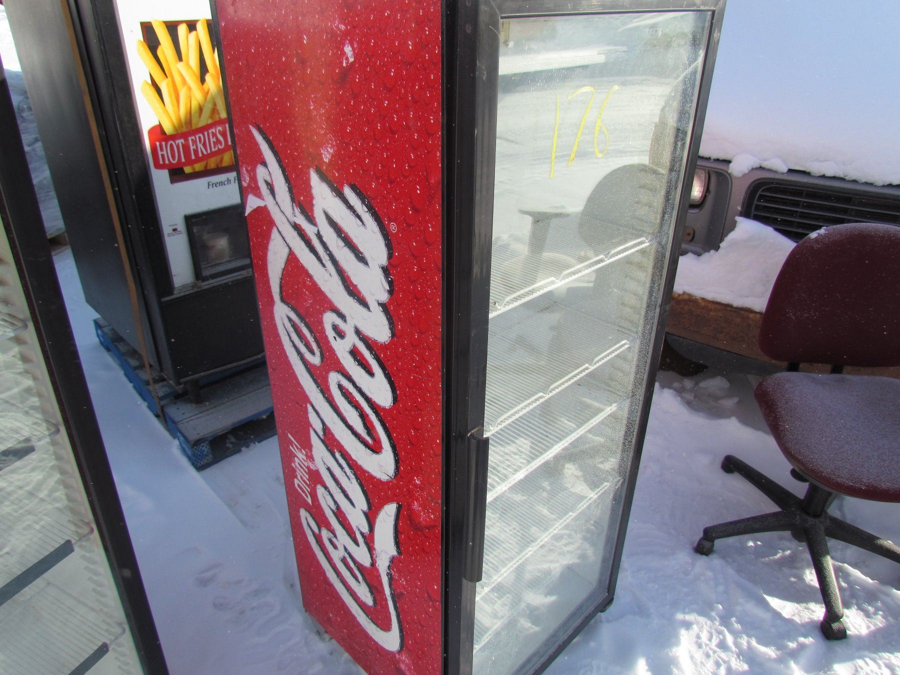 Coca Cola Cooler Glass Door