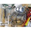 Image 2 : LOT OF PAINTING ACCESSORIES, C-CLAMPS, STAPLES, ETC