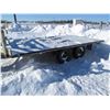 Image 2 : 16' TANDEM TRAILER (8' WIDE, SINGLE RAMP) *3,500 LB AXLES* (FOR SLED OR QUAD) *EX. COND.*