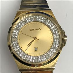 4) SEIKO DIAMOND WATCH
