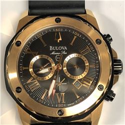 8) BULOVA MARINE STAR 100M CHRONOGRAPH WATCH
