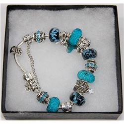 NEW! PANDORA STYLE CHARM BRACELET