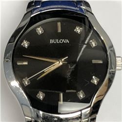 17) BULOVA DIAMOND WATCH