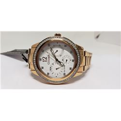 26) CITIZEN ECODRIVE DIAMOND CHRONOGRAPH WATCH