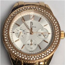 29) BULOVA DIAMOND CHRONOGRAPH WATCH